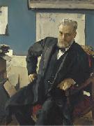 Valentin Serov, Portrait d'Emanuel Nobel par Valentin Alexandrovich Serov